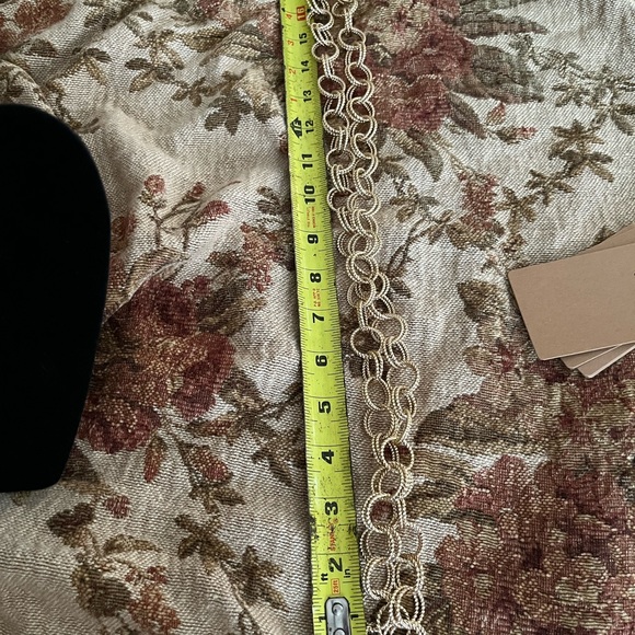 NWOT Betsey Johnson Gold Loop Long Necklace - Picture 7 of 8